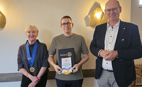 Neu im Club: Sternekoch Marco Langer (Mitte) aus Neu-Ulm